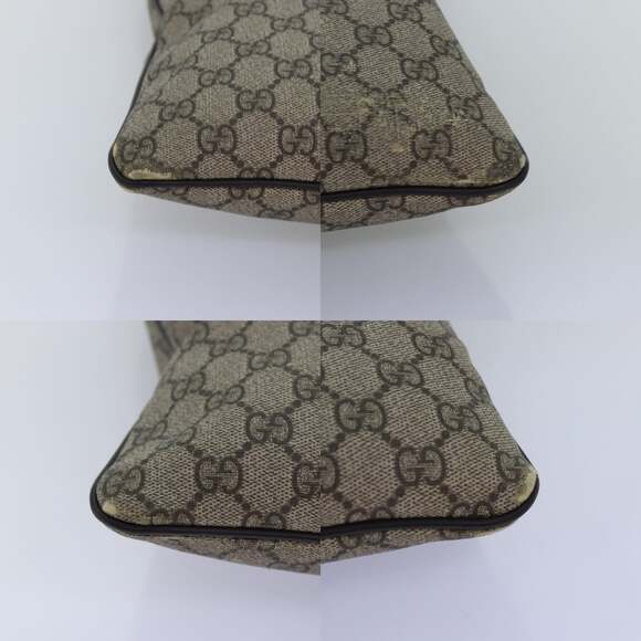 GUCCI GG Supreme Shoulder Bag Pvc Leather Beige - Picture 10 of 12